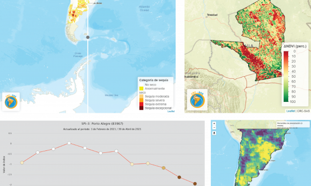 Webinario “Exploración de productos de monitoreo de sequía desarrollados por el SISSA”.