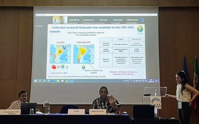 Entender los requerimientos del público usuario: el SISSA participó en el Tercer taller sobre predicción climática operativa de la OMM en Portugal
