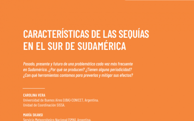 Características de las sequías en el sur de Sudamérica