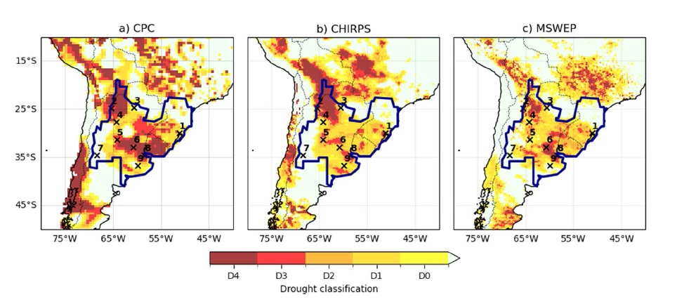 Un estudio busca entender la interacción entre cambio climático y variabilidad climática natural en Sudamérica