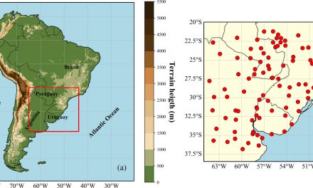Nuevo estudio evalúa la capacidad de los datos satelitales para estimar la precipitación en el sudeste de América del Sur